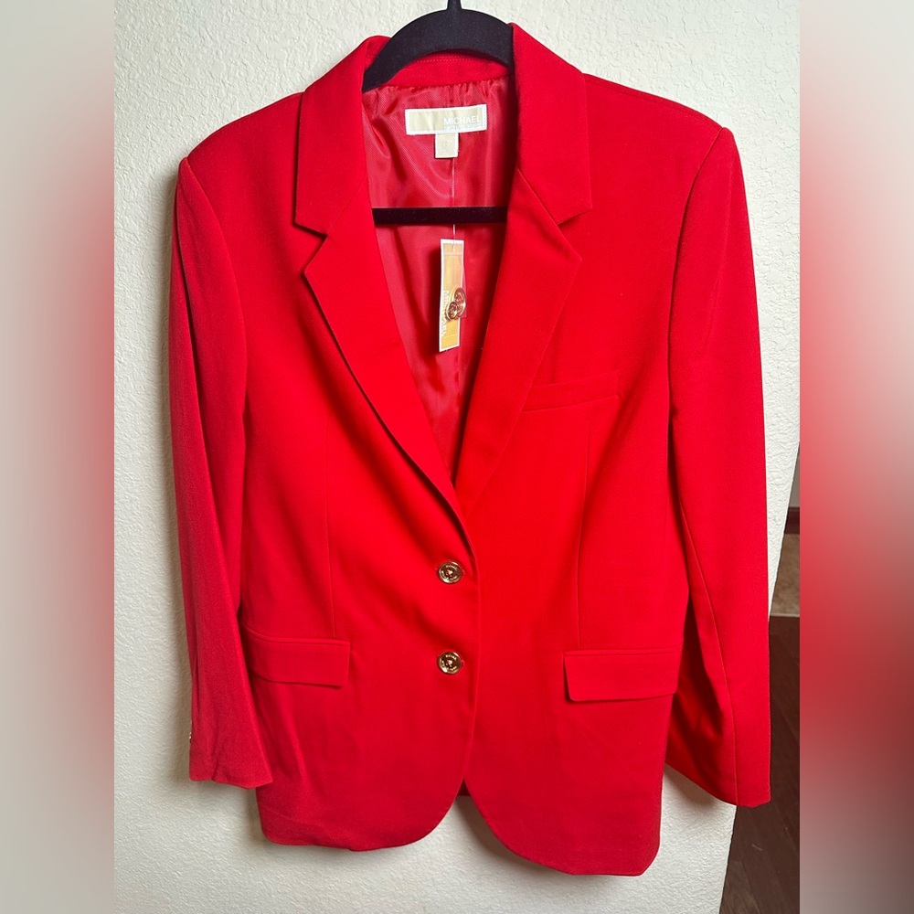 Michael Kors Bold Red Blazer
